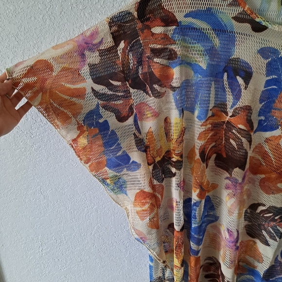 Dor Dor Couture Tropical Swimsuit Cover Up - Picture 4 of 7